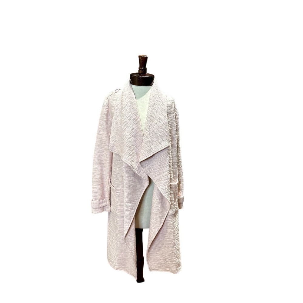 Steve Madden Pink Duster with gun-metal hardware, textured fabric, Sz XS, NWT